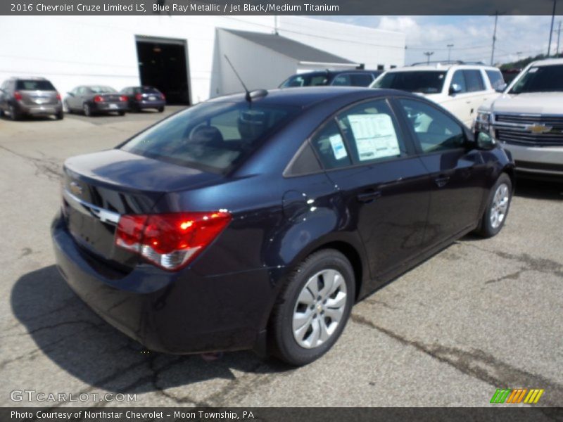 Blue Ray Metallic / Jet Black/Medium Titanium 2016 Chevrolet Cruze Limited LS