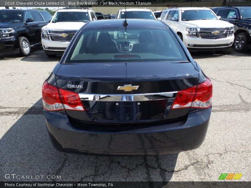 Blue Ray Metallic / Jet Black/Medium Titanium 2016 Chevrolet Cruze Limited LS