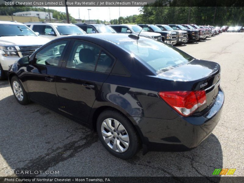 Blue Ray Metallic / Jet Black/Medium Titanium 2016 Chevrolet Cruze Limited LS