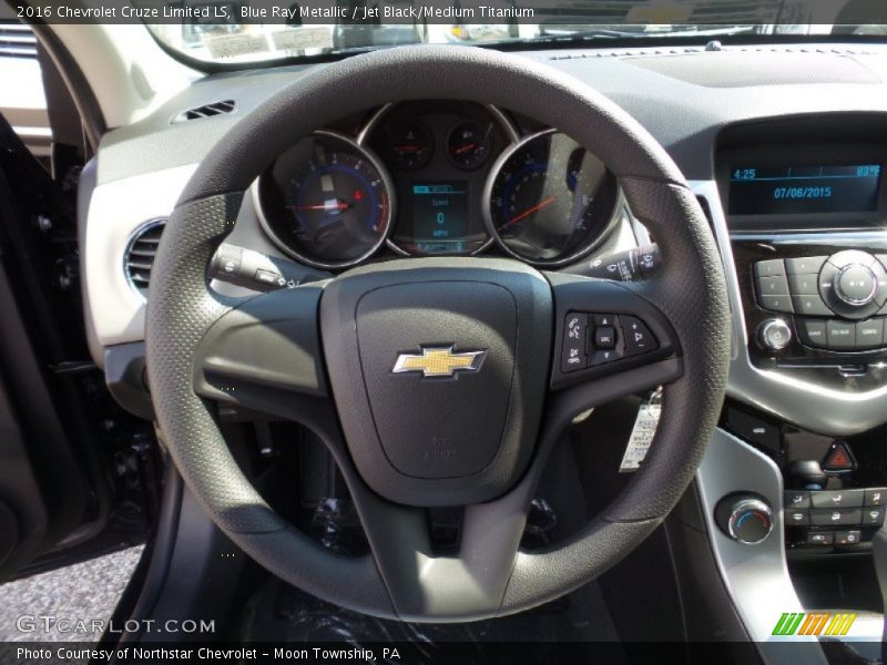 Blue Ray Metallic / Jet Black/Medium Titanium 2016 Chevrolet Cruze Limited LS