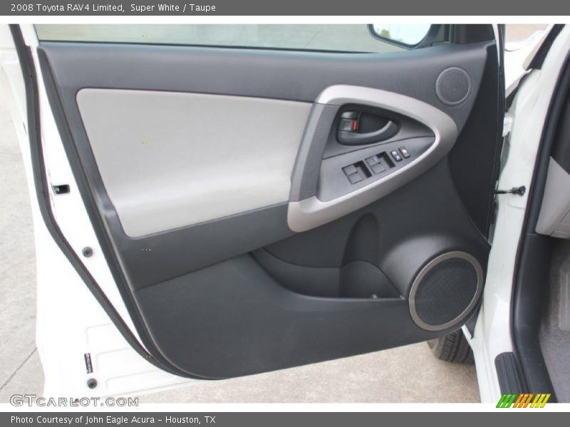 Super White / Taupe 2008 Toyota RAV4 Limited
