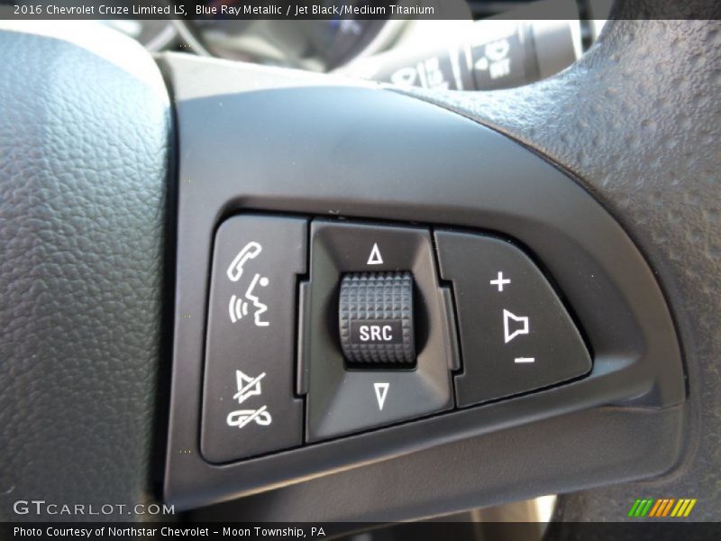 Blue Ray Metallic / Jet Black/Medium Titanium 2016 Chevrolet Cruze Limited LS