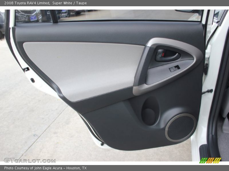 Super White / Taupe 2008 Toyota RAV4 Limited