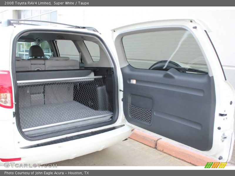 Super White / Taupe 2008 Toyota RAV4 Limited