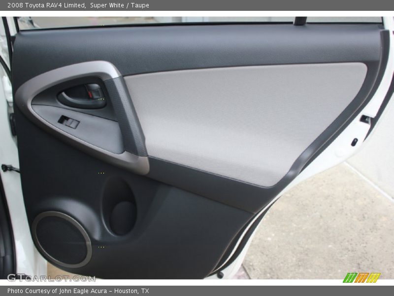 Super White / Taupe 2008 Toyota RAV4 Limited