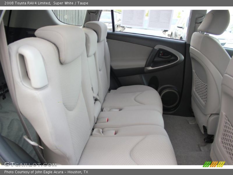Super White / Taupe 2008 Toyota RAV4 Limited