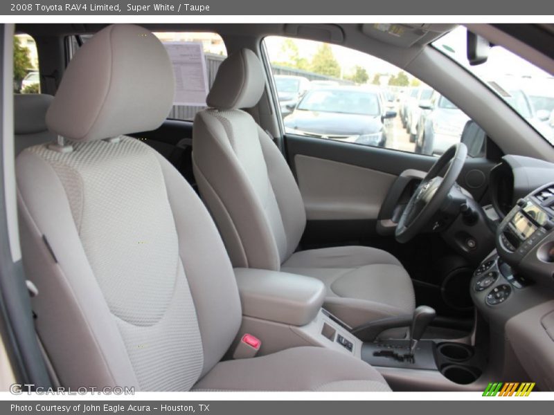 Super White / Taupe 2008 Toyota RAV4 Limited