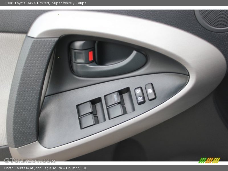 Super White / Taupe 2008 Toyota RAV4 Limited