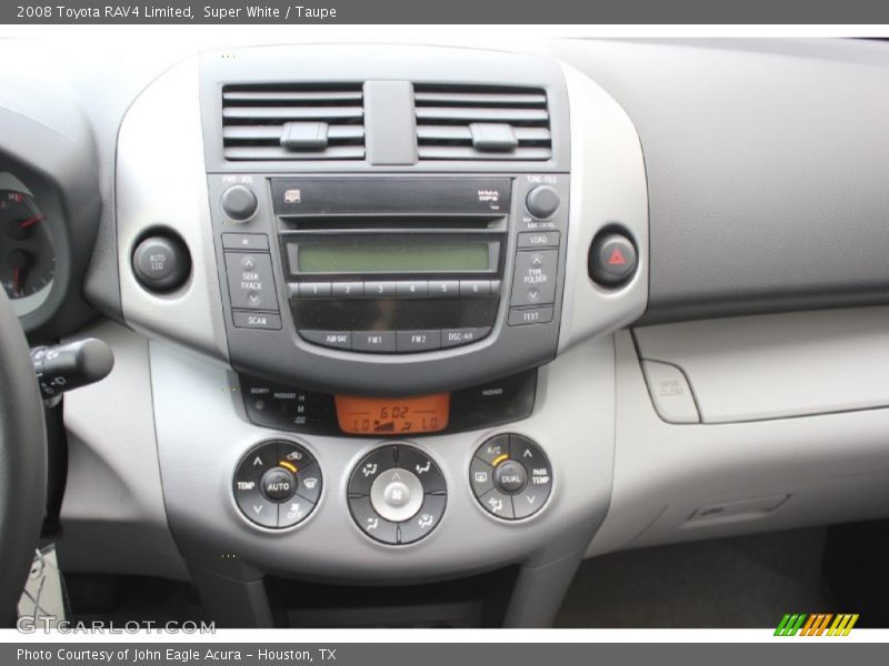 Super White / Taupe 2008 Toyota RAV4 Limited