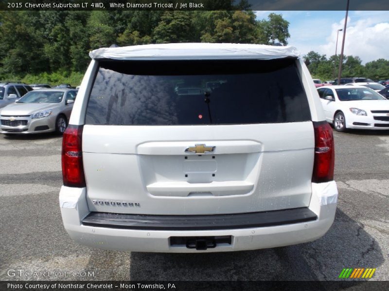 White Diamond Tricoat / Jet Black 2015 Chevrolet Suburban LT 4WD