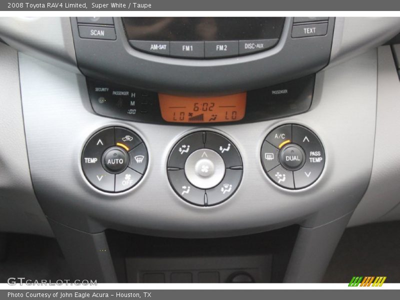 Super White / Taupe 2008 Toyota RAV4 Limited