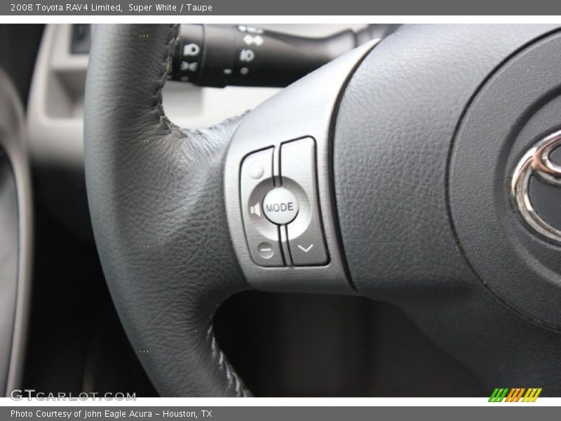 Super White / Taupe 2008 Toyota RAV4 Limited