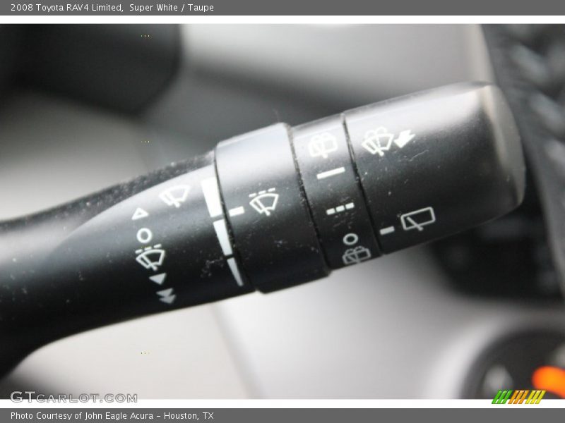 Super White / Taupe 2008 Toyota RAV4 Limited