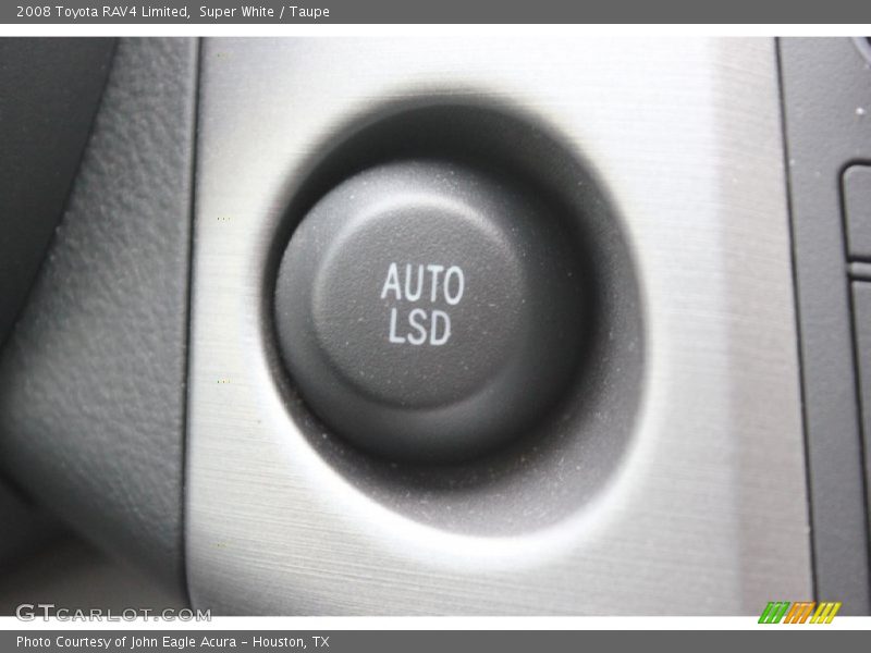 Super White / Taupe 2008 Toyota RAV4 Limited