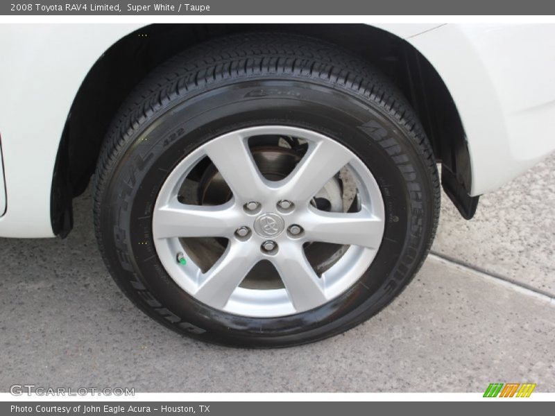 Super White / Taupe 2008 Toyota RAV4 Limited