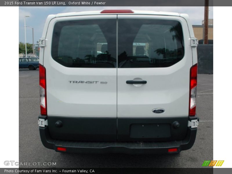 Oxford White / Pewter 2015 Ford Transit Van 150 LR Long