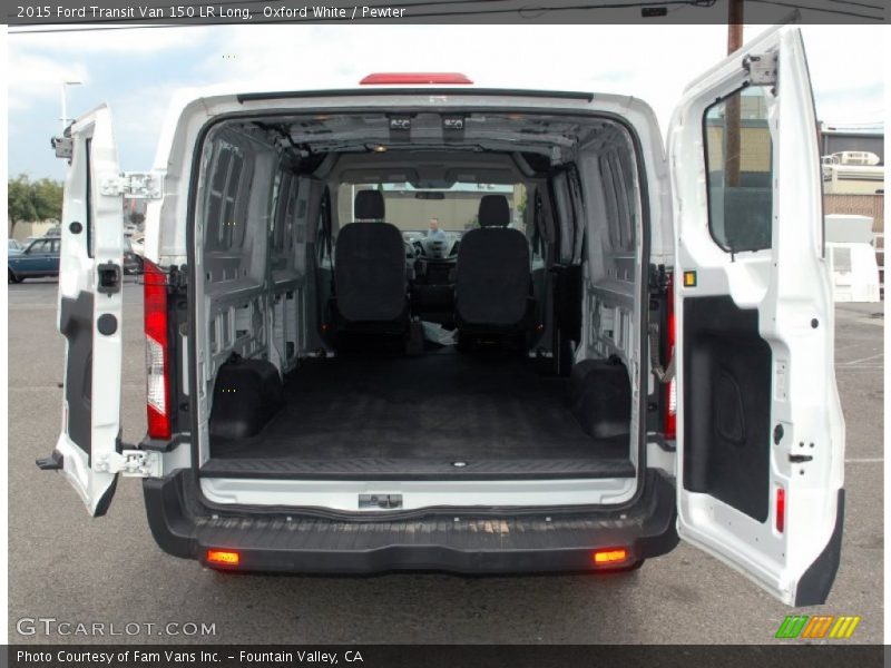 Oxford White / Pewter 2015 Ford Transit Van 150 LR Long