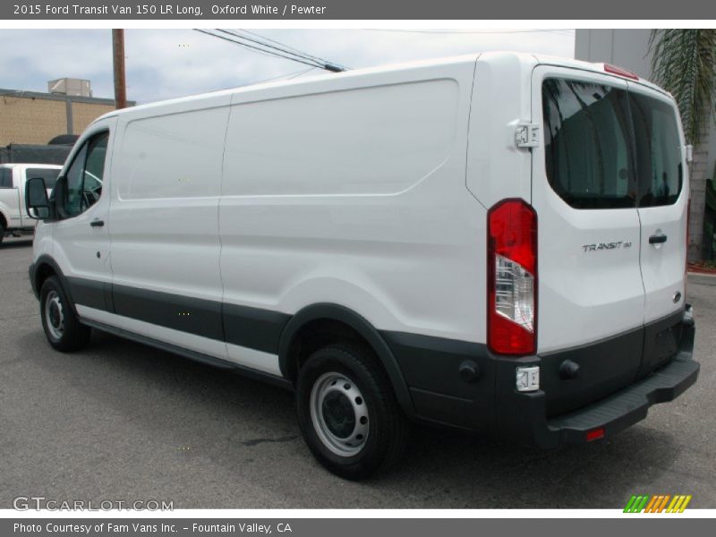 Oxford White / Pewter 2015 Ford Transit Van 150 LR Long