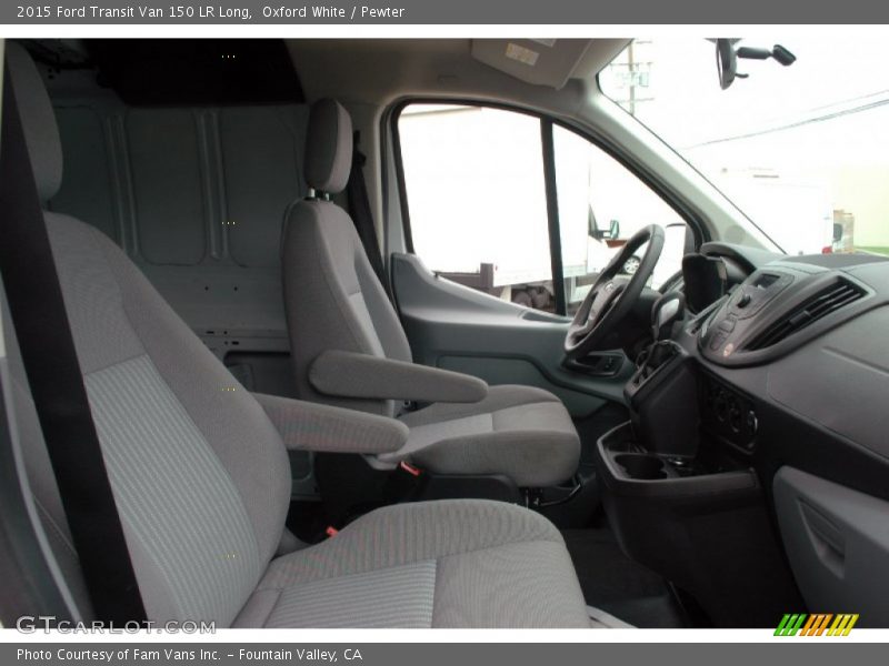 Oxford White / Pewter 2015 Ford Transit Van 150 LR Long