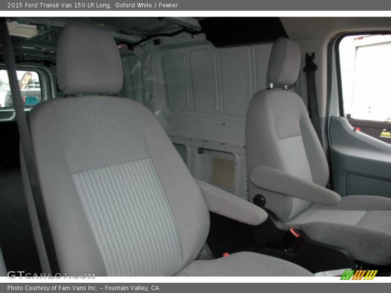 Oxford White / Pewter 2015 Ford Transit Van 150 LR Long