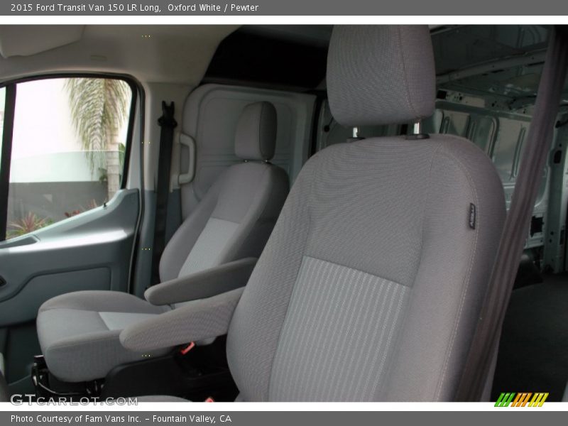 Oxford White / Pewter 2015 Ford Transit Van 150 LR Long