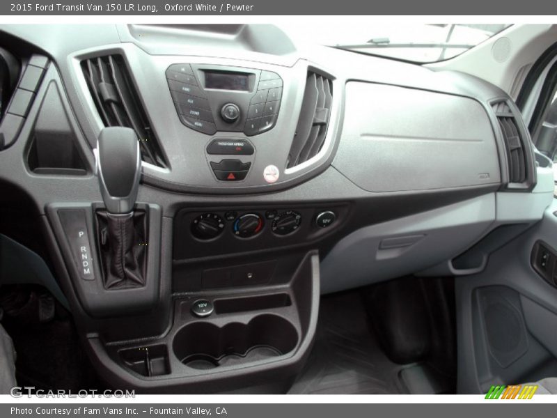 Oxford White / Pewter 2015 Ford Transit Van 150 LR Long