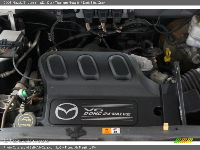 Dark Titanium Metallic / Dark Flint Gray 2005 Mazda Tribute s 4WD