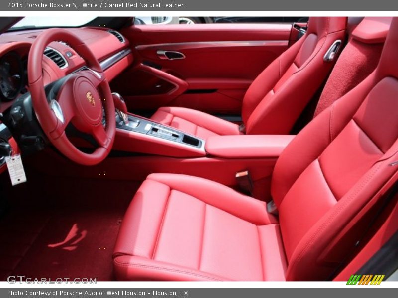 Front Seat of 2015 Boxster S