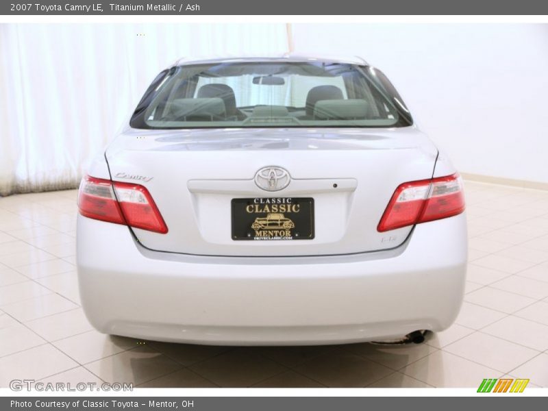 Titanium Metallic / Ash 2007 Toyota Camry LE