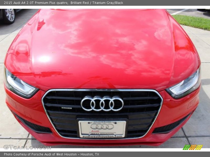Brilliant Red / Titanium Gray/Black 2015 Audi A4 2.0T Premium Plus quattro