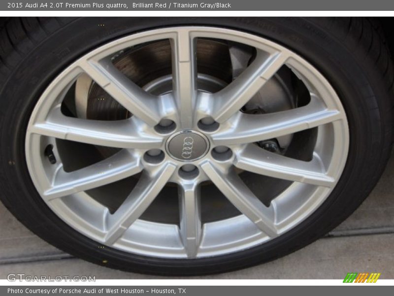 Brilliant Red / Titanium Gray/Black 2015 Audi A4 2.0T Premium Plus quattro