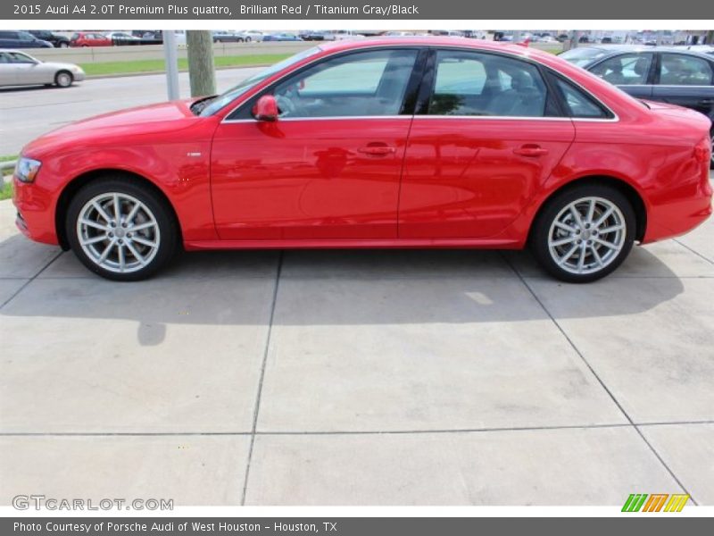Brilliant Red / Titanium Gray/Black 2015 Audi A4 2.0T Premium Plus quattro