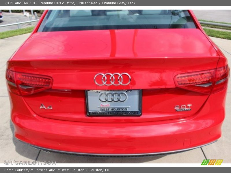 Brilliant Red / Titanium Gray/Black 2015 Audi A4 2.0T Premium Plus quattro