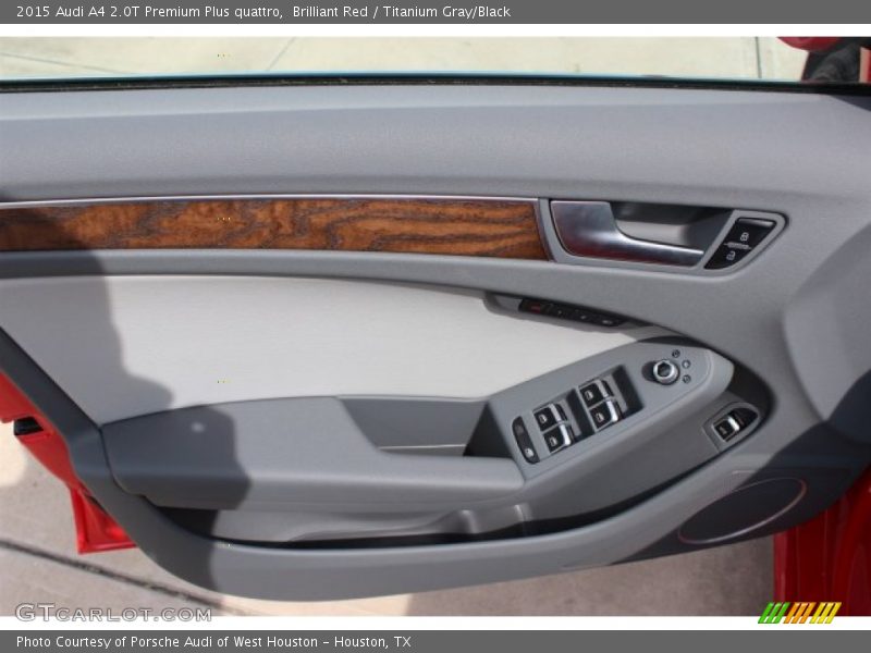 Brilliant Red / Titanium Gray/Black 2015 Audi A4 2.0T Premium Plus quattro