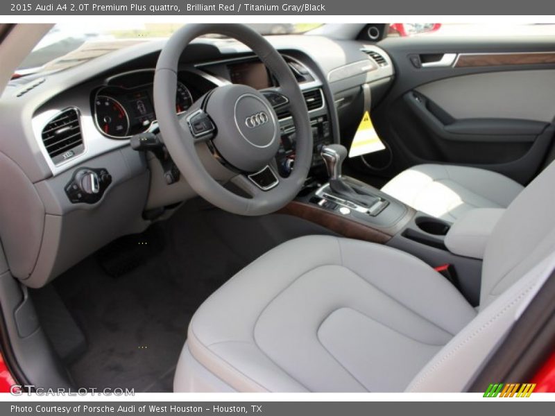Brilliant Red / Titanium Gray/Black 2015 Audi A4 2.0T Premium Plus quattro