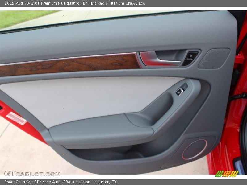 Brilliant Red / Titanium Gray/Black 2015 Audi A4 2.0T Premium Plus quattro