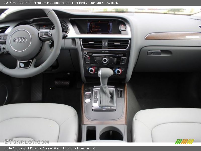 Brilliant Red / Titanium Gray/Black 2015 Audi A4 2.0T Premium Plus quattro