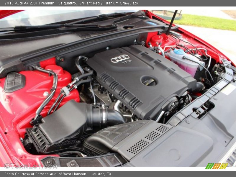 Brilliant Red / Titanium Gray/Black 2015 Audi A4 2.0T Premium Plus quattro