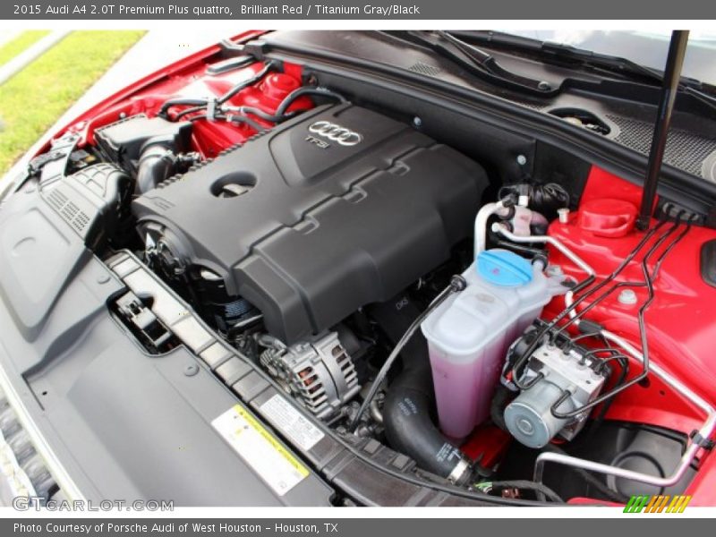 Brilliant Red / Titanium Gray/Black 2015 Audi A4 2.0T Premium Plus quattro