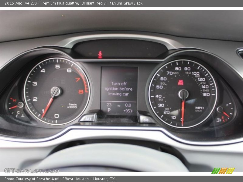 Brilliant Red / Titanium Gray/Black 2015 Audi A4 2.0T Premium Plus quattro