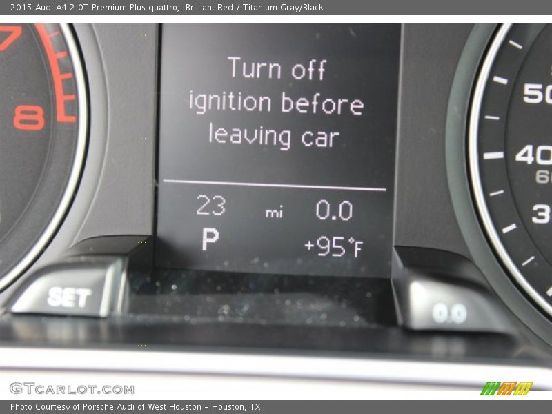 Brilliant Red / Titanium Gray/Black 2015 Audi A4 2.0T Premium Plus quattro
