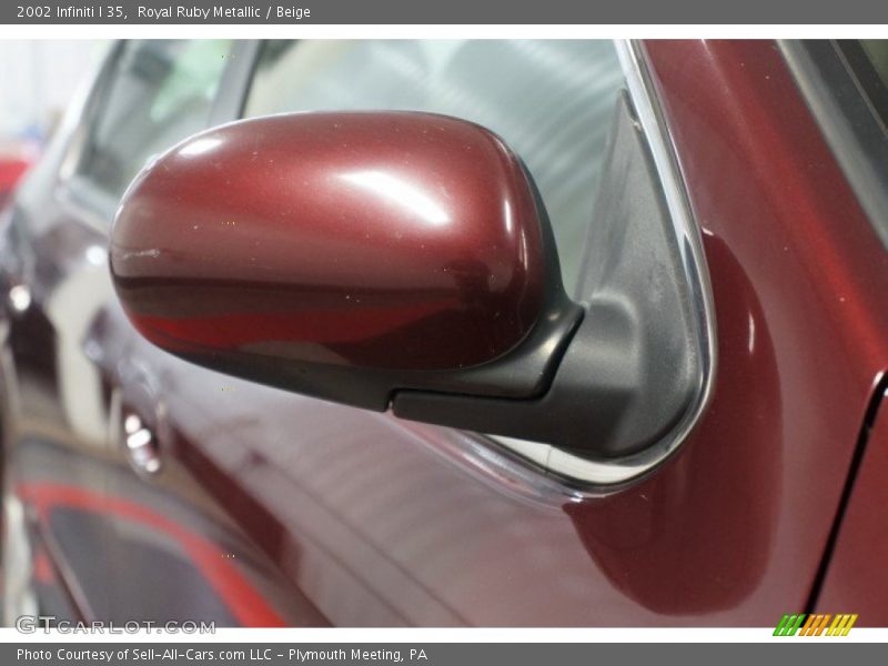 Royal Ruby Metallic / Beige 2002 Infiniti I 35