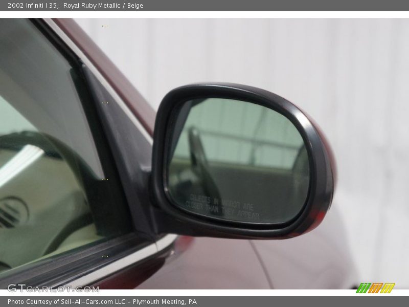 Royal Ruby Metallic / Beige 2002 Infiniti I 35