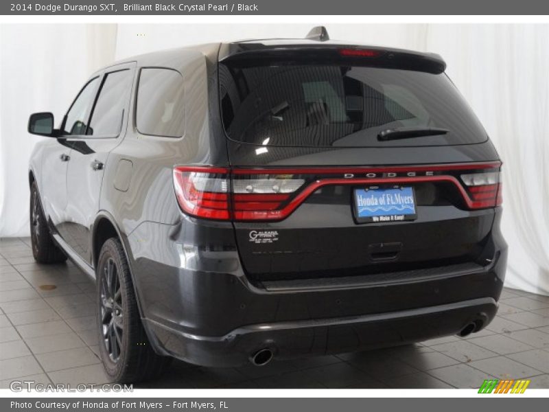 Brilliant Black Crystal Pearl / Black 2014 Dodge Durango SXT