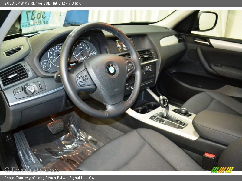 Jet Black / Black 2013 BMW X3 xDrive 28i