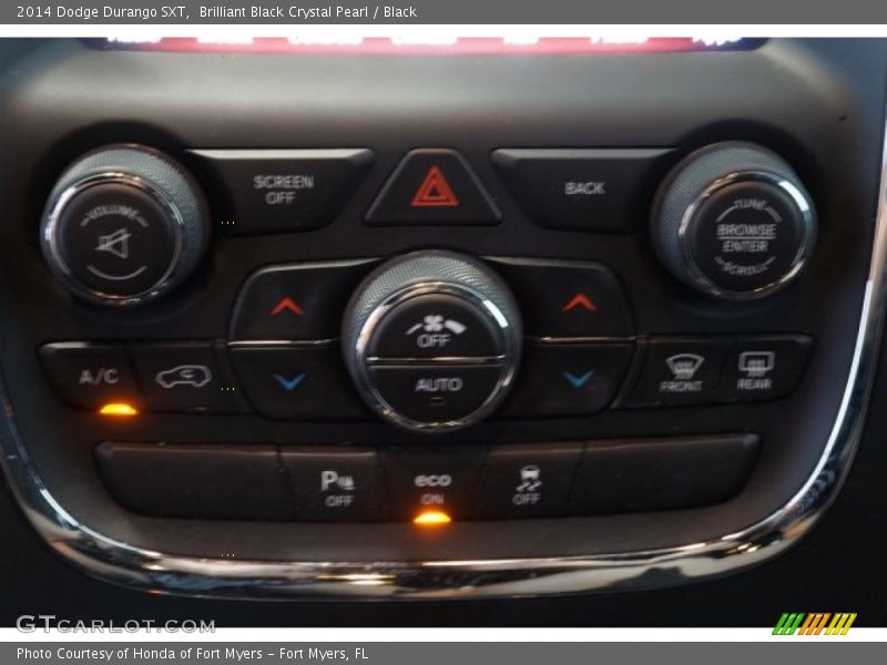 Brilliant Black Crystal Pearl / Black 2014 Dodge Durango SXT