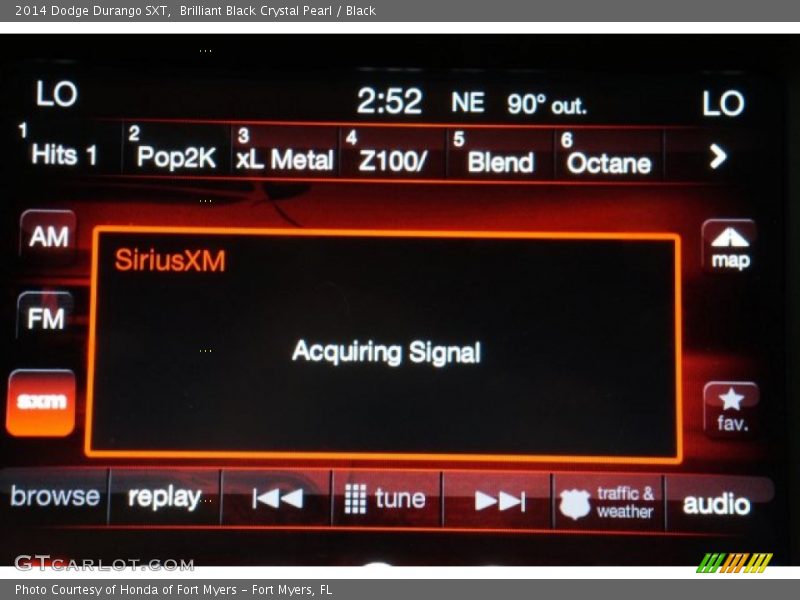 Brilliant Black Crystal Pearl / Black 2014 Dodge Durango SXT