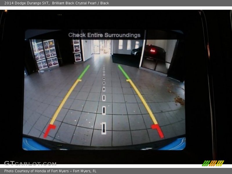 Brilliant Black Crystal Pearl / Black 2014 Dodge Durango SXT