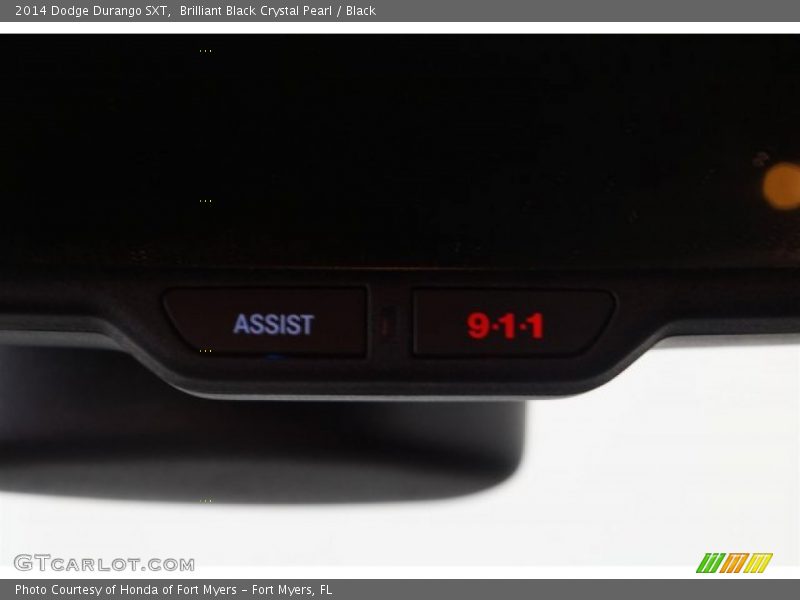 Brilliant Black Crystal Pearl / Black 2014 Dodge Durango SXT