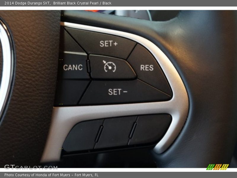 Brilliant Black Crystal Pearl / Black 2014 Dodge Durango SXT